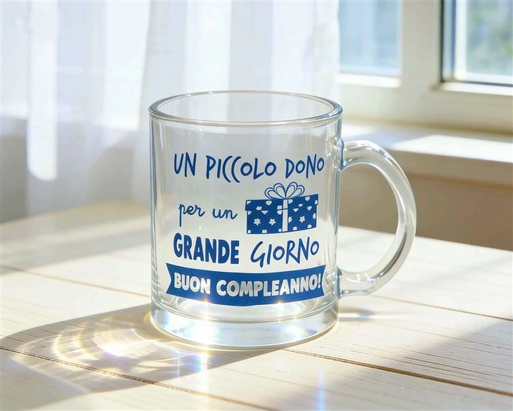 11oz Printed Glass Mug manufacturers
