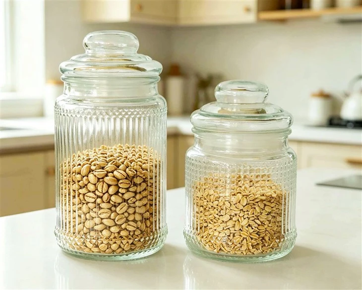 Glass Jar with lid 1